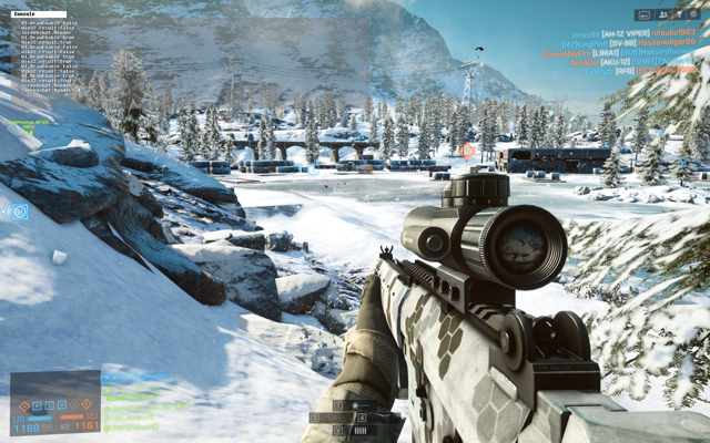A winter map from Battlefield 4